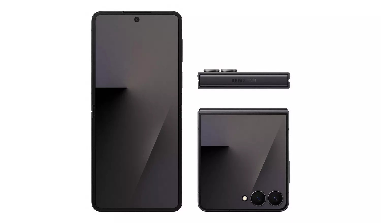 Samsung Galaxy Z Flip7 SIM-Free Unlocked 5G 12GB 256GB AI Smartphone - Black B+